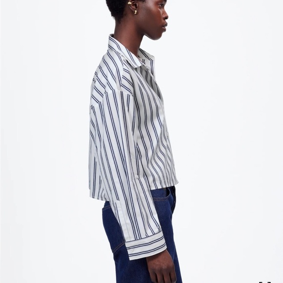 Madewell straight-Hem Shirt - Picture 3 of 5